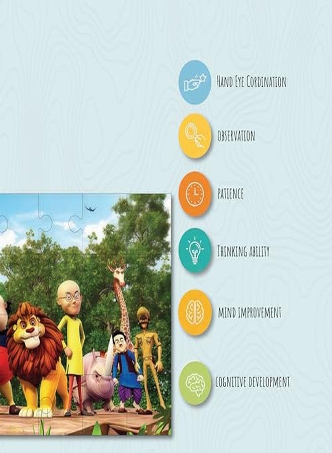 Khilonewale Kids Jigsaw Puzzle 8x12 Inch for Ages 3+, Colourful Learning Puzzle for Boys & Girls, Educational Game, Fun Gift for Kids, for Early Learning & Family Play (Jungle Friends Parade) - Image 4